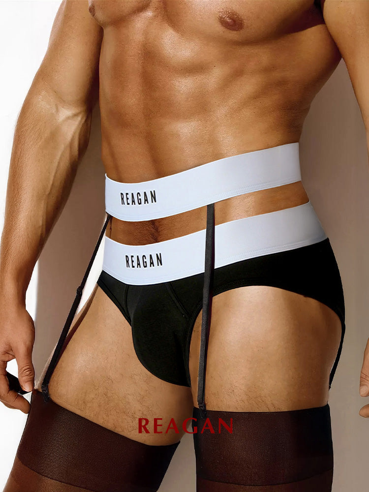 Bretelles pour Bas D100 pour Hommes | Porte-Jarretelles Sexy Formel