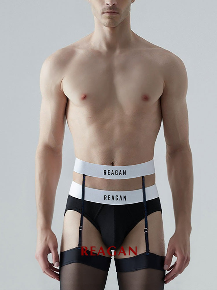 Bretelles pour Bas D100 pour Hommes | Porte-Jarretelles Sexy Formel