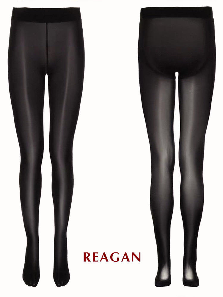 YW0701 Mirror-Shine 8D Pantyhose | Silky Sheer Leggings High Elastic High-Shine Tights