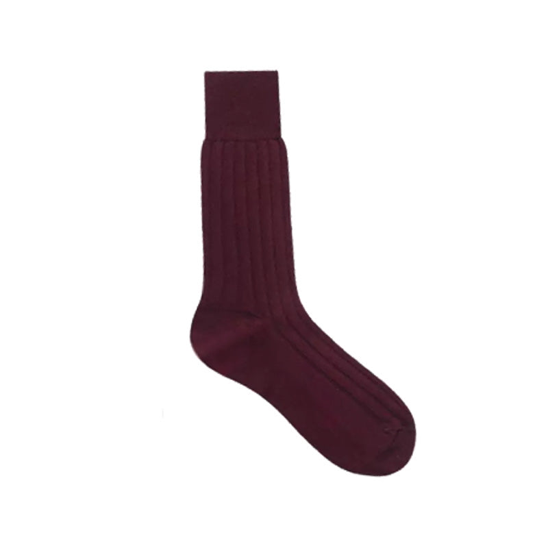 G222 Chaussettes habillées pour homme en coton mercerisé, chaussettes mi-mollet formelles rayées