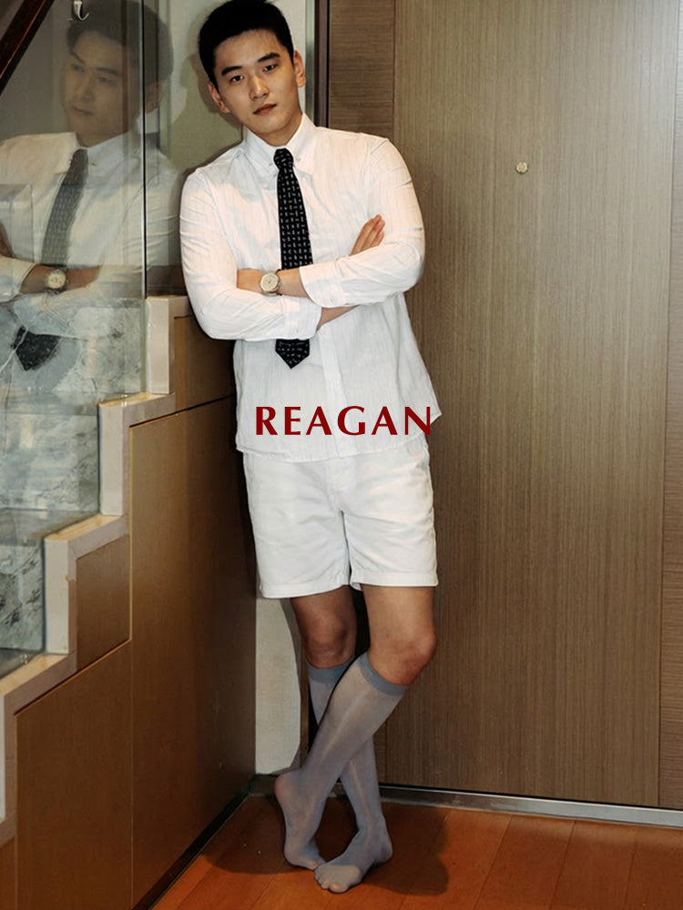 M301 Chaussettes homme 10 deniers finition miroir lisse (matière très élastique, sans logo)