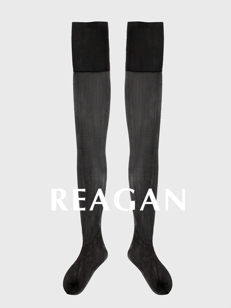 Bas autofixants Rétro L411 non extensibles - Chaussettes Transparentes Sexy