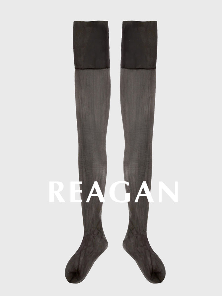 Bas autofixants Rétro L411 non extensibles - Chaussettes Transparentes Sexy