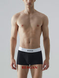 UB920 Men's Classic Modal Boxer Briefs - Solid Color Sexy Formal Underwear