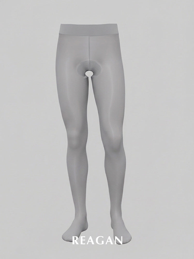 Collants YM712 pour hommes, 6 deniers, entrejambe ouvert, ultra-fins et sans entrejambe - Collants pour hommes