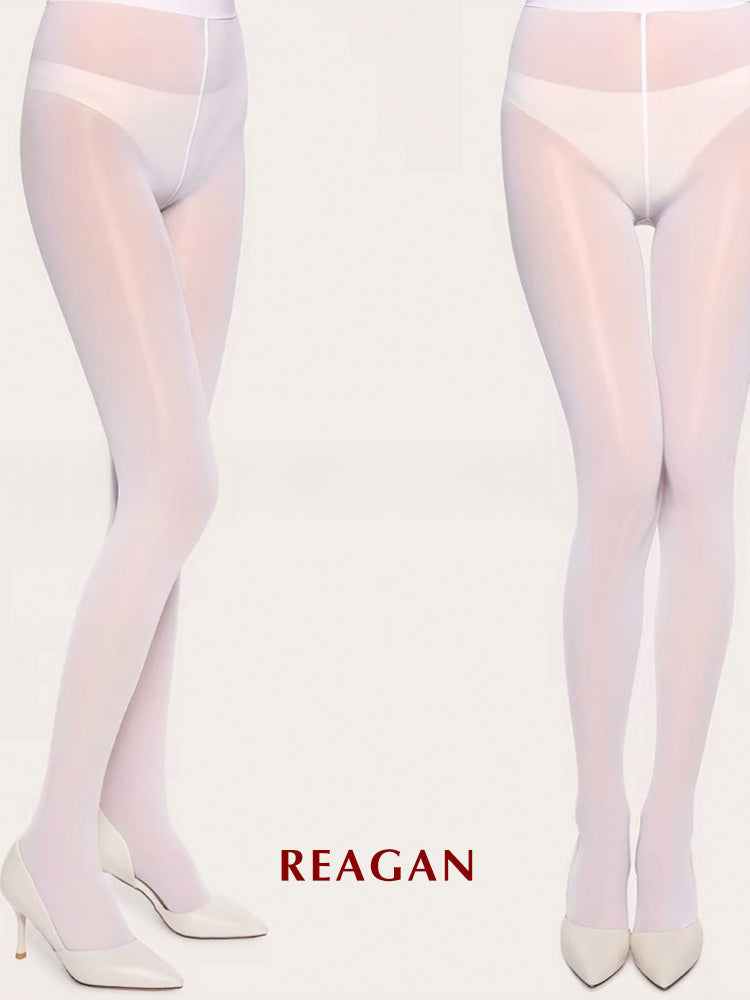 YW0701 Mirror-Shine 8D Pantyhose | Silky Sheer Leggings High Elastic High-Shine Tights