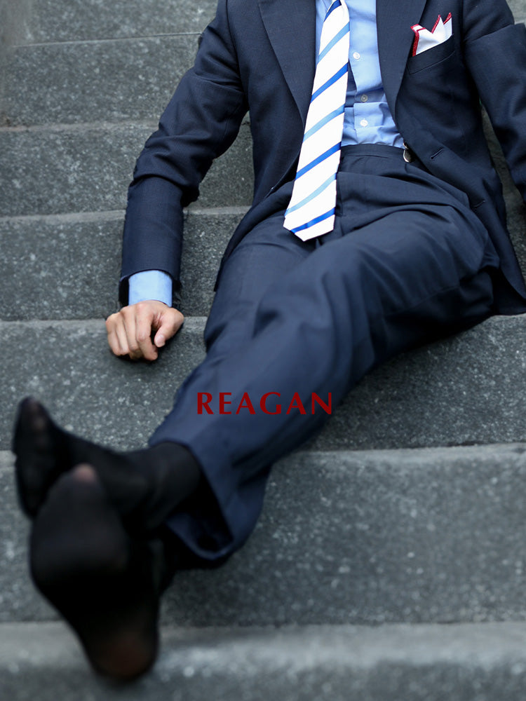 M301 Chaussettes homme 10 deniers finition miroir lisse (matière très élastique, sans logo)