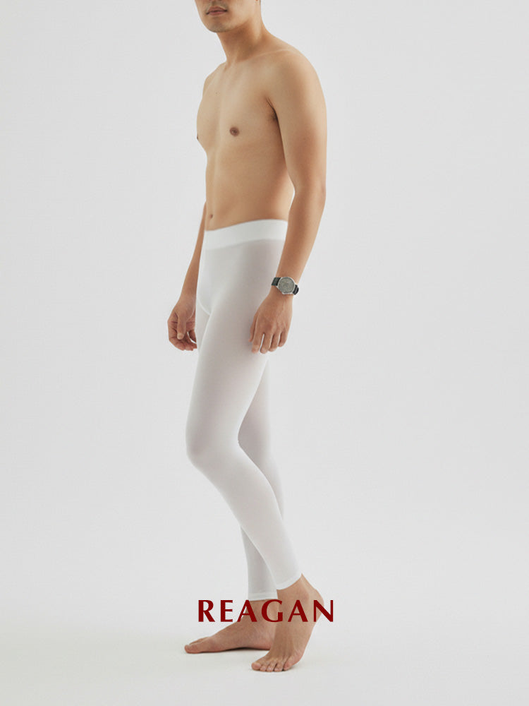 YM702 Pantacourt Brillant / Collants Leggings Homme