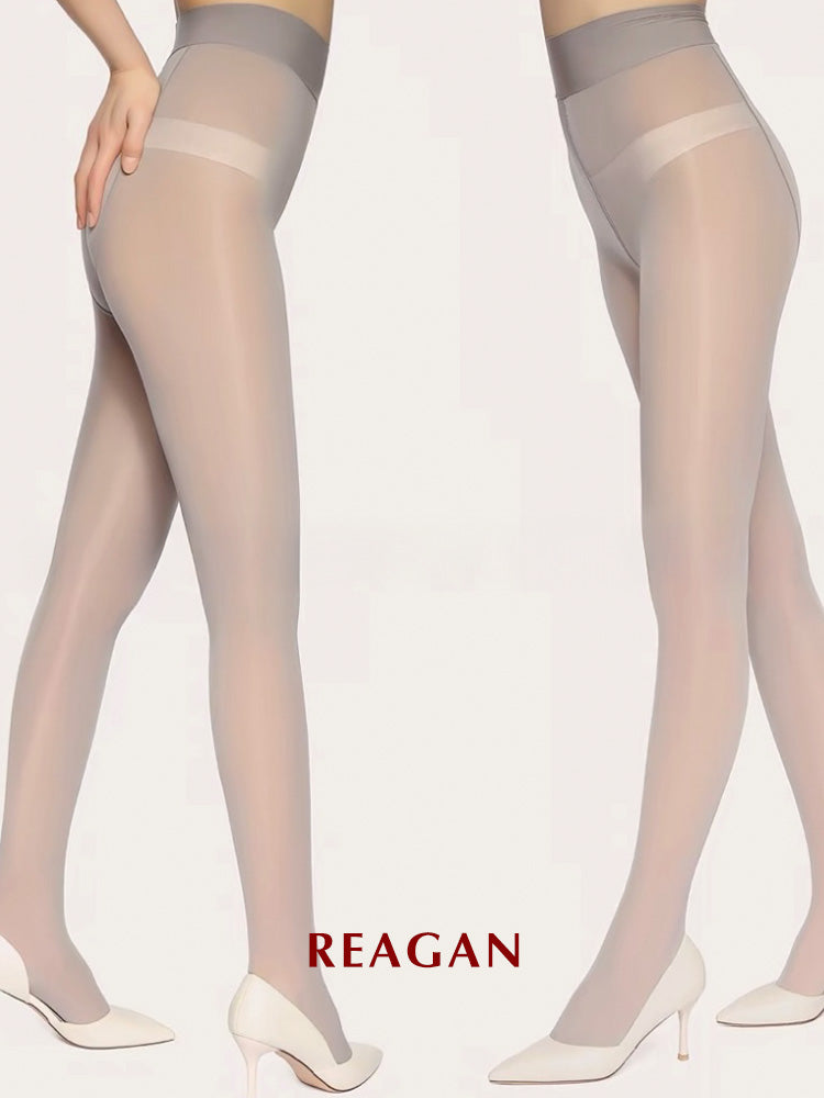 YW0701 Mirror-Shine 8D Pantyhose | Silky Sheer Leggings High Elastic High-Shine Tights