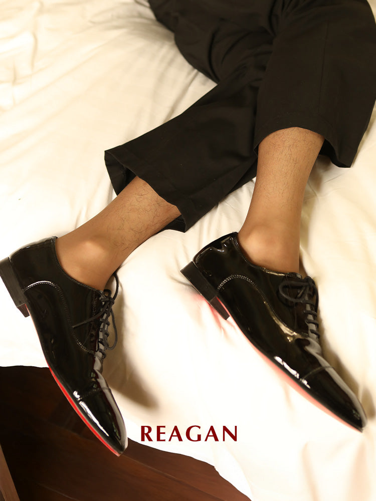B307 Men's Matte Retro Solid Short Dress Stockings - Mid-Calf Length