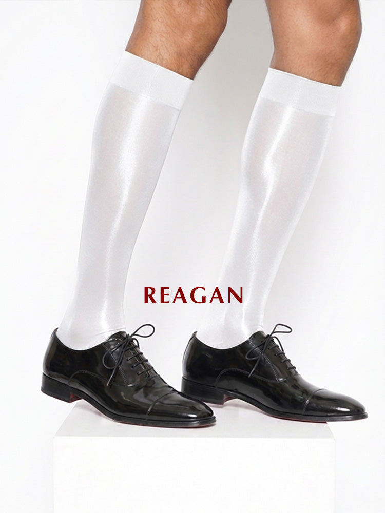 M301 Chaussettes homme 10 deniers finition miroir lisse (matière très élastique, sans logo)
